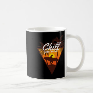 Taza De Café Relaja Tu Mente Playa Del Océano Verano Vibracione
