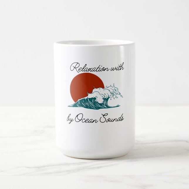 Taza De Café Relajación con sonidos oceánicos (Centro)