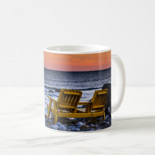 Taza De Café Relajación en el océano