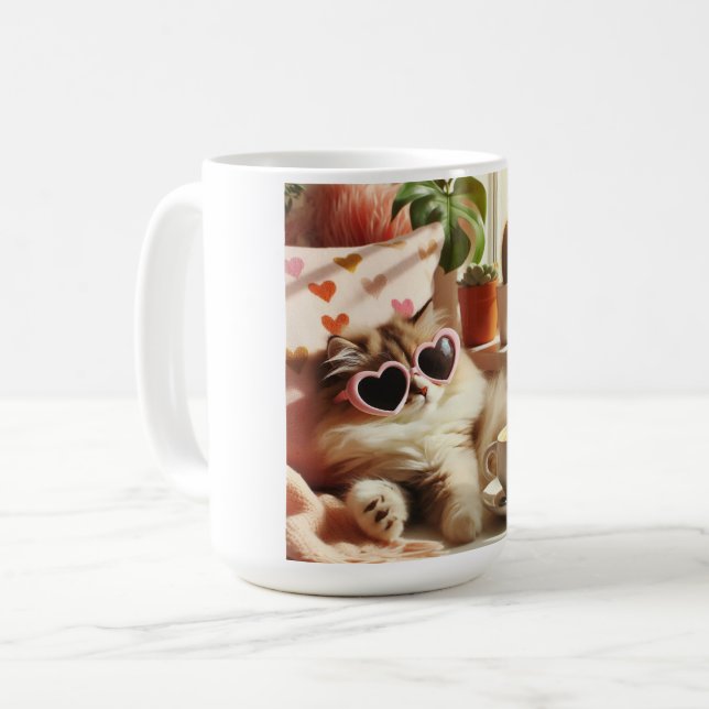 Taza De Café Relajado puramente (Anverso izquierdo)
