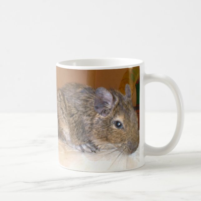 Taza De Café Relajando a Degu Mug (Derecha)