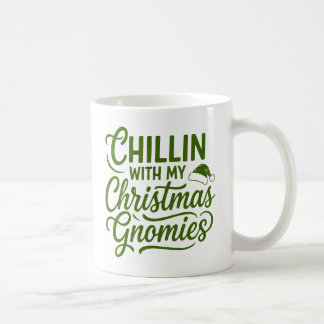 Taza De Café Relajándome con mis gnomos de Navidad - Personaliz