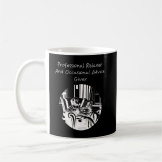 Taza De Café Relajante Profesional Consejero Ocasional Divertid