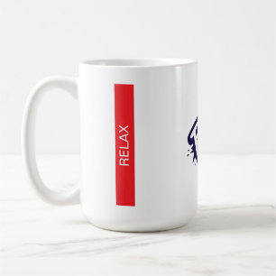 Taza De Café Relájate Mug Clásico, 11 oz