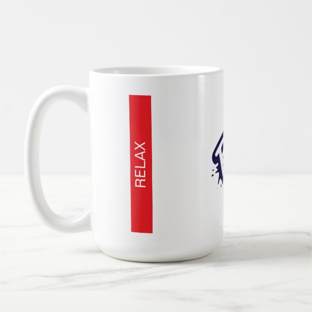Taza De Café Relájate Mug Clásico, 11 oz (Izquierda)