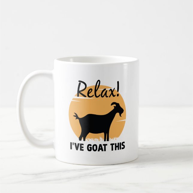 Taza De Café Relájate, tengo cabra esto (Izquierda)