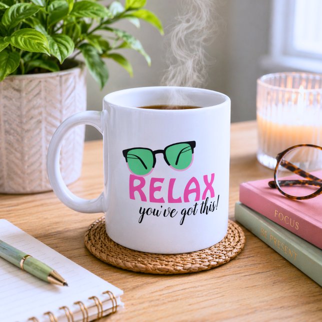 Taza De Café Relájate Tú Puedes (Subido por el creador)