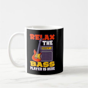 Taza De Café Relájese el Bass Player aquí Bass Guitar 68