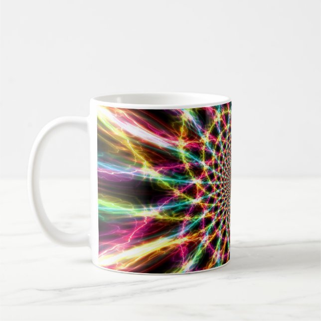 Taza De Café Relámpago barro arco iris (Izquierda)