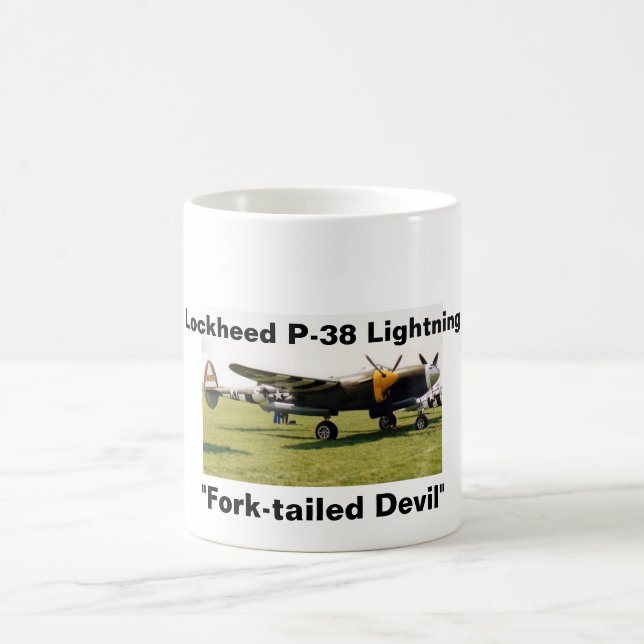 Taza De Café Relámpago de Lockheed P-38 (Centro)