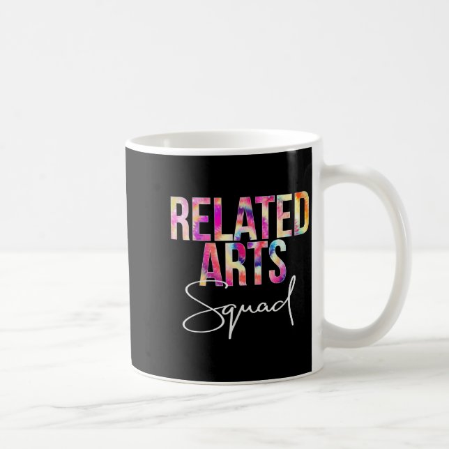 Taza De Café Related Arts Squad Tie Dye Back To School Apprecia (Derecha)