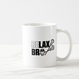 Taza De Café Relax Bro Lacrosse Player Lax Adolescentes Hombres