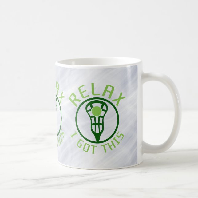 Taza De Café ReLAX Tengo Este Lacrosse (Derecha)