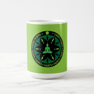 Taza De Café Religión budista de Karma - Budismo Seis saltos