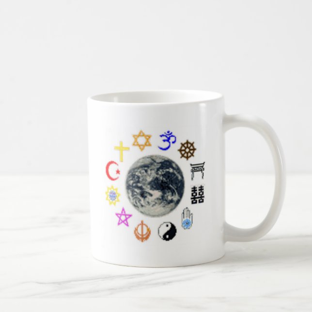 Taza De Café RELIGIONES del MUNDO (Derecha)