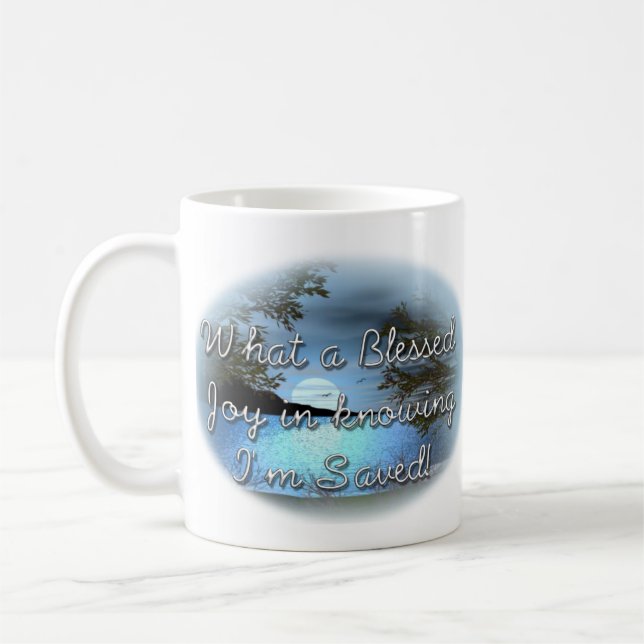 Taza de café religiosa inspiradora (Izquierda)
