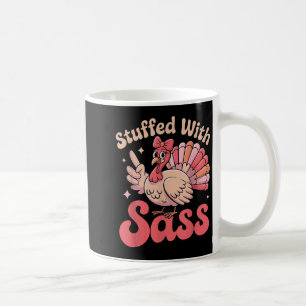 Taza De Café Relleno con pavo S lindo Nk Coquette Día de Acción