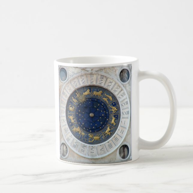 Taza De Café Reloj astrológico, plaza San Marco, Venecia (Derecha)