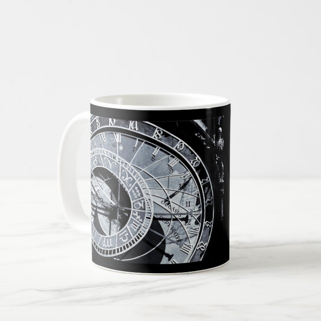 Taza De Café Reloj astronómico, Praga, bandera - República (Anverso izquierdo)