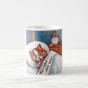 Taza De Café Reloj de alarma ruidoso, Louis Wain