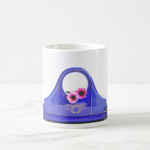 Taza De Café Reloj de flor