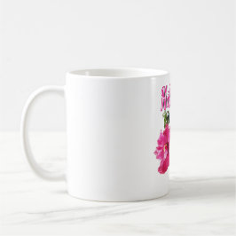 Taza De Café Reloj de pared cuadrado de Hibisco