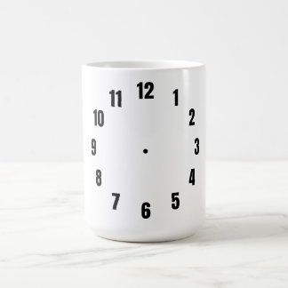 Taza De Café reloj de tiempo