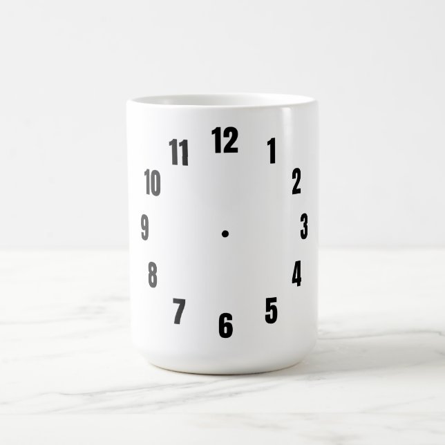 Taza De Café reloj de tiempo (Centro)