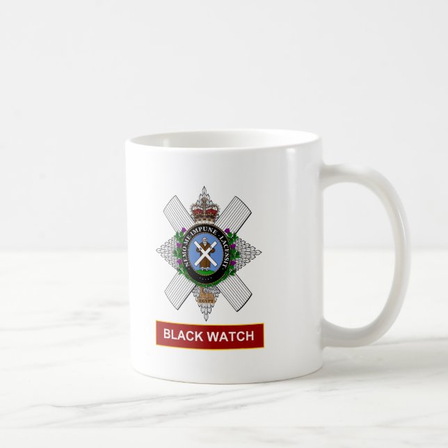 Taza De Café Reloj negro (Derecha)