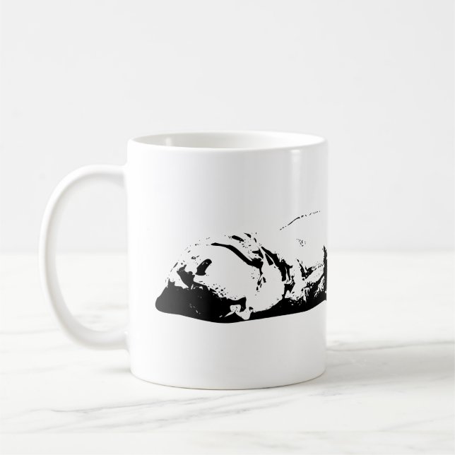 Taza De Café Reloj nocturno, respiro fácil (Izquierda)