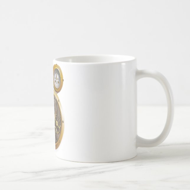 Taza De Café Reloj steampunk (Derecha)