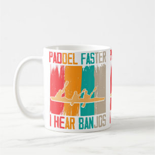Taza De Café Rema Más Rápido Escucho Banjos Balsas