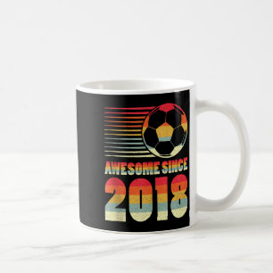 Taza De Café Rematadamente Desde 2018 Fútbol Cumpleaños 8 Tank