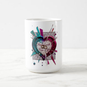 Taza De Café Rematado con un Besapié Juramento Fracturado