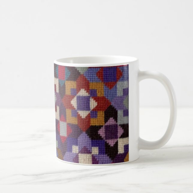 Taza De Café Remiendo púrpura (Derecha)