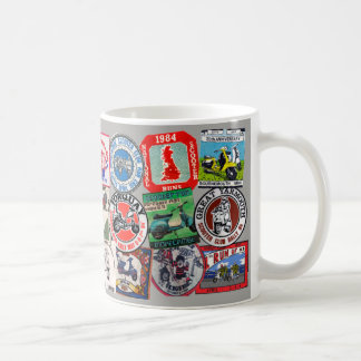 Taza De Café Remiendos de la reunión de la vespa