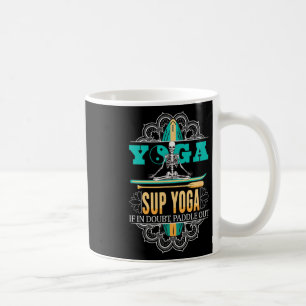 Taza De Café Remo en SUP Yoga en tabla de remo en SUP