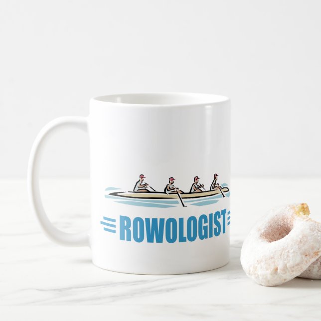 Taza De Café Remo humorístico (Con donut)
