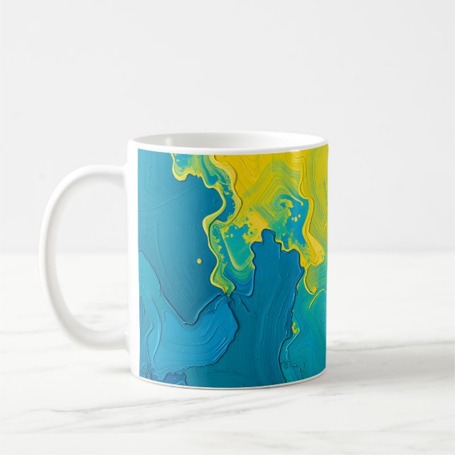 Taza De Café Remolino abstracto (Izquierda)