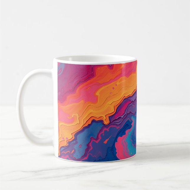 Taza De Café Remolino abstracto (Izquierda)