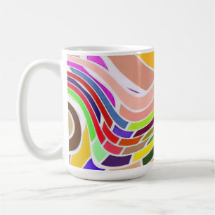 Taza De Café Remolino de Caramelo Divertido 