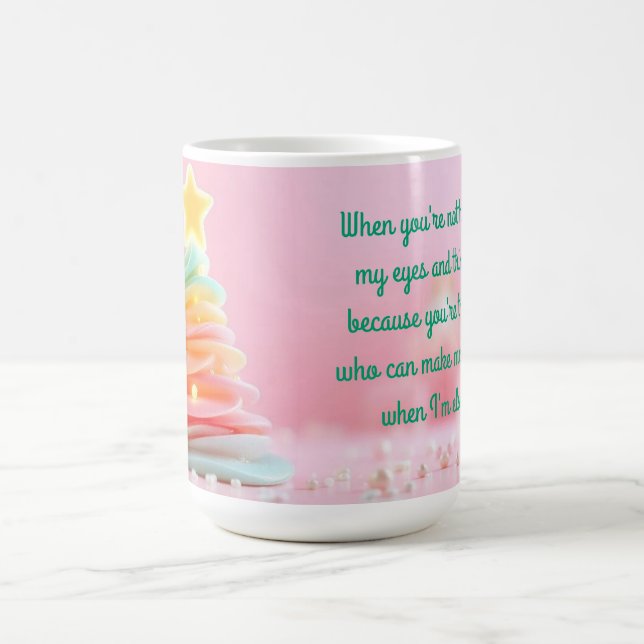 Taza De Café Remolino de Navidad Pastel (Centro)