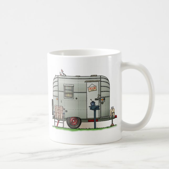 Taza De Café Remolque de campista de Avion (Derecha)