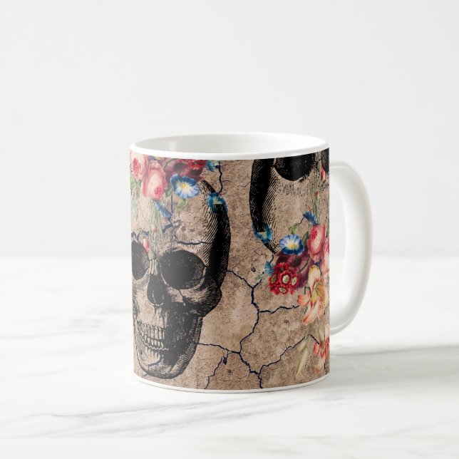 Taza De Café Renacimiento - Cránulos que brotan de polvo (Anverso derecho)