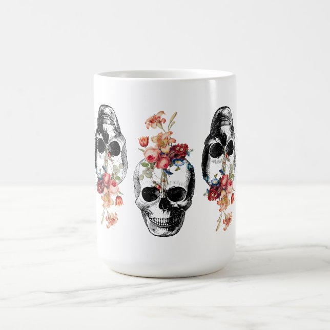 Taza De Café Renacimiento - Flor de cráneo (Centro)