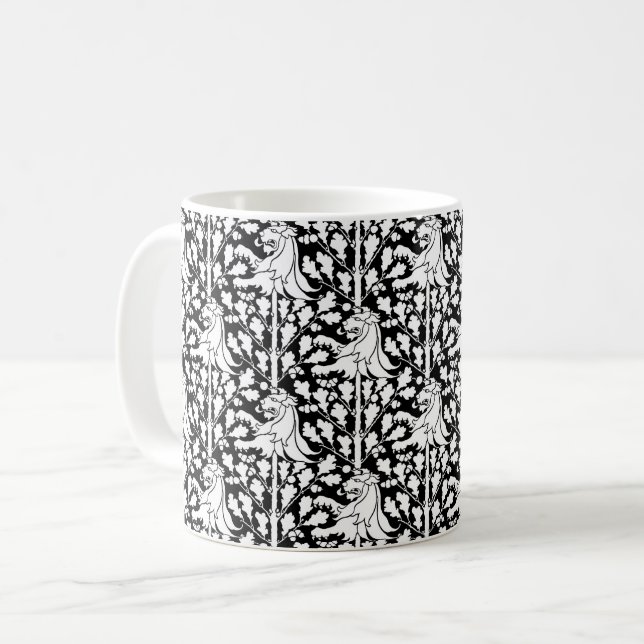 Taza De Café Renacimiento gótico Leones Café Mug (Anverso izquierdo)