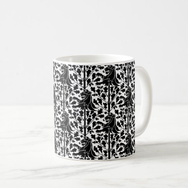 Taza De Café Renacimiento gótico Leones Café Mug (Anverso derecho)