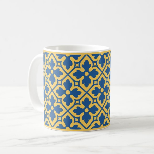 Taza De Café Renacimiento gótico Quatrefoil Café Mug (Anverso izquierdo)