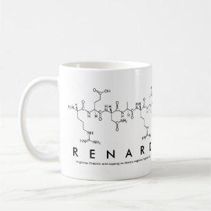 Taza De Café Renard peptide nombre mug