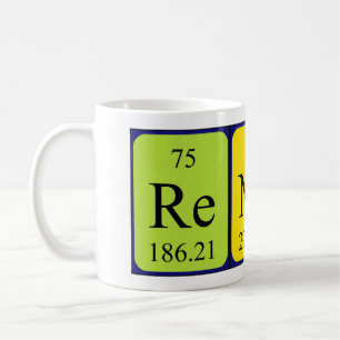 Taza De Café Renata nombre de tabla periódica mug